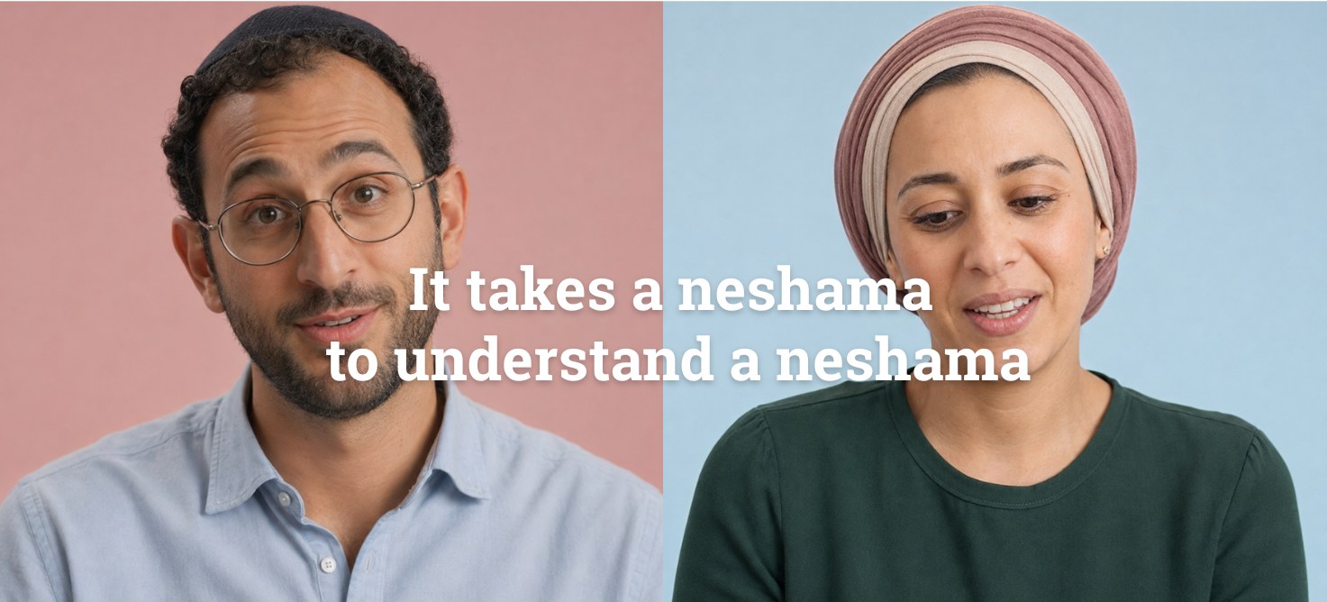 A man and a woman in conversation